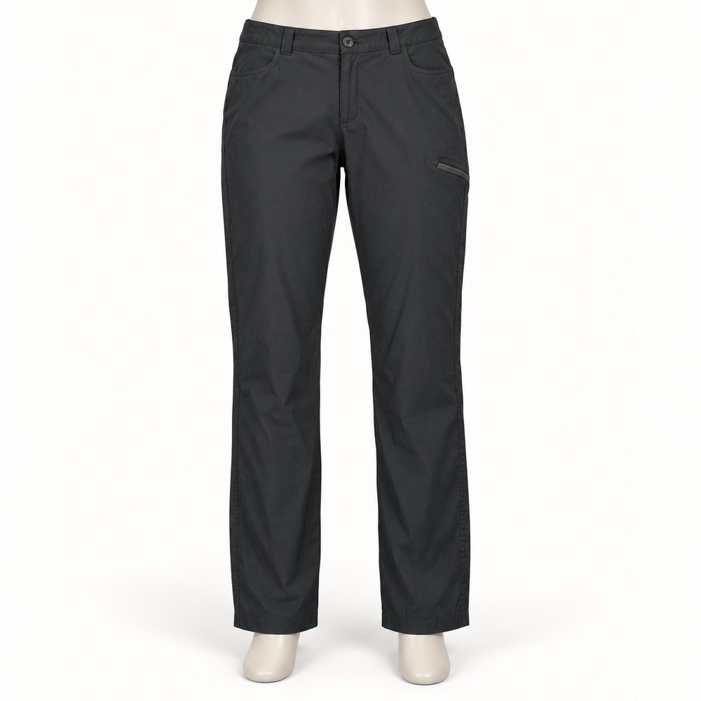 Eddie Bauer Hiking Pants Women 16 Black Gorpcore Outdoor Stretch Utility Cargo